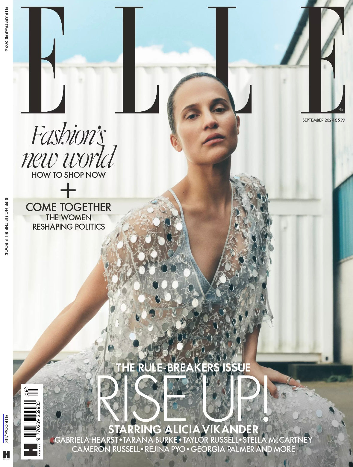 Sig Ward Jewelry 14K Yellow Gold Orbis Diamond Tennis Bracelet Featured on ELLE Magazine Cover