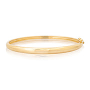 14K YG Gold Dome Bangle