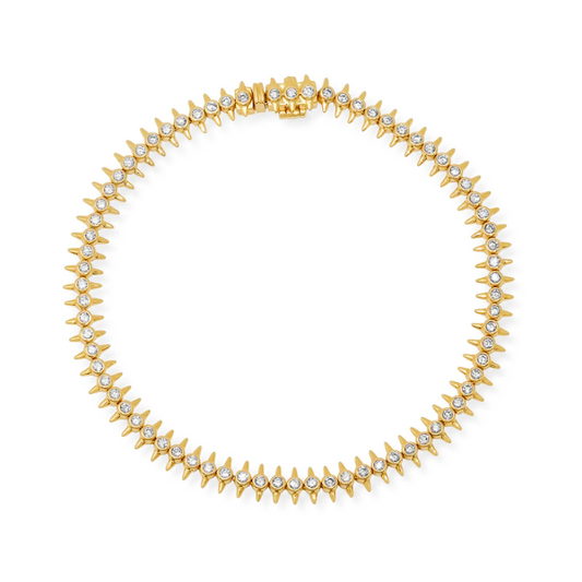 Sig Ward Jewelry 14K Orbis Diamond Tennis Bracelet Featuring Brilliant Diamond Details In A Classic Luxury Fine Jewelry Design