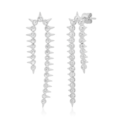 Sig Ward Jewelry 14K Orbis Diamond Cascade Earrings