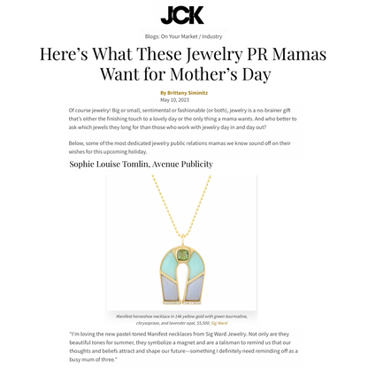 Sig Ward Jewelry JCK 