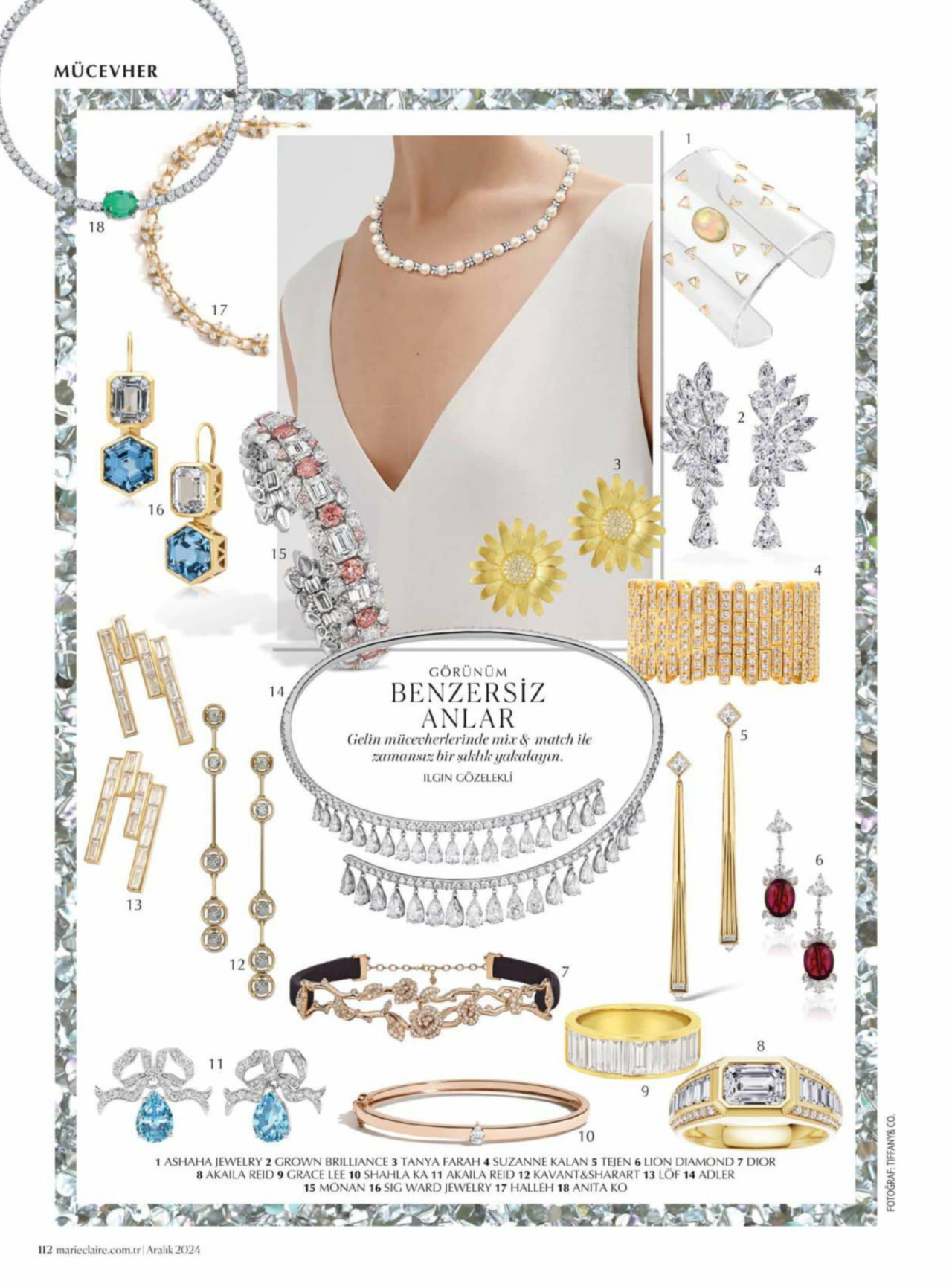 Sig Ward Jewelry Mucevher Editorial 14K YG Aquamarine and Topaz Duo Earrings featuring a harmonious combination of aquamarine and topaz gemstones in an elegant yellow gold luxury earring design.