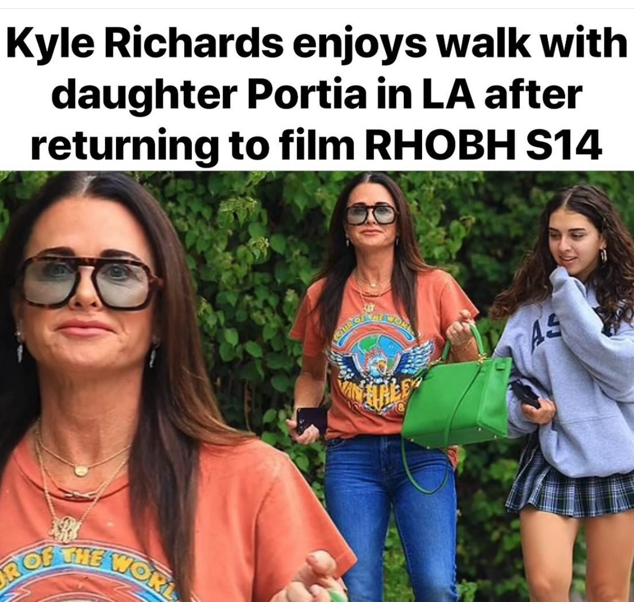 Kyle Richards Wearing Sig Ward Jewelry Lifestyle Featuring Luxury Fine Jewelry Crafted In 14K Gold With Modern Heirloom Design.