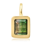 14K YG Watermelon Tourmaline Gypsy Charm