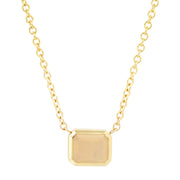 14K YG Opal Gypsy Necklace