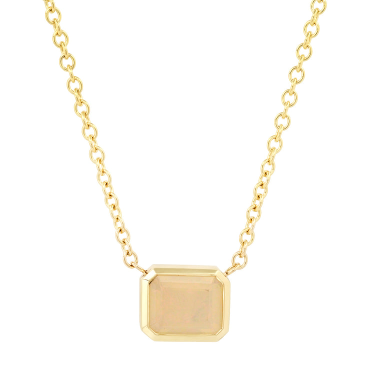 14K YG Opal Gypsy Necklace