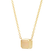 14K YG Opal Gypsy Necklace