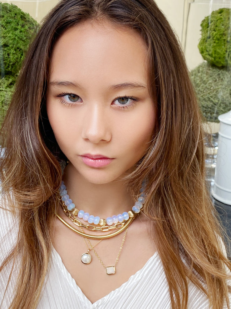 14K YG Fresh Water Pearl Charm