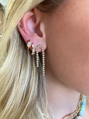 14K YG Orla Diamond Cascade Earrings