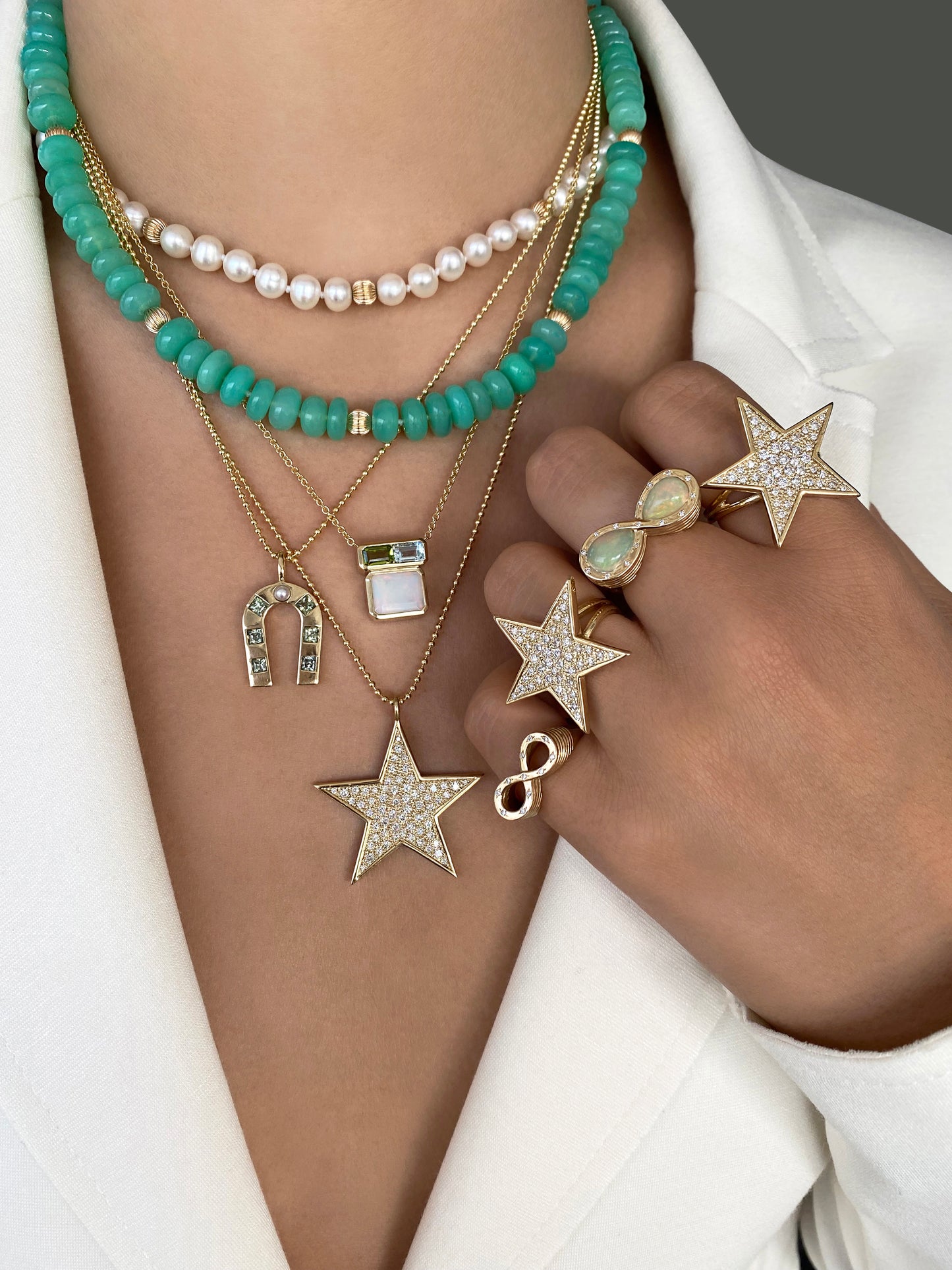 Sig Ward Jewelry Lifestyle on model
