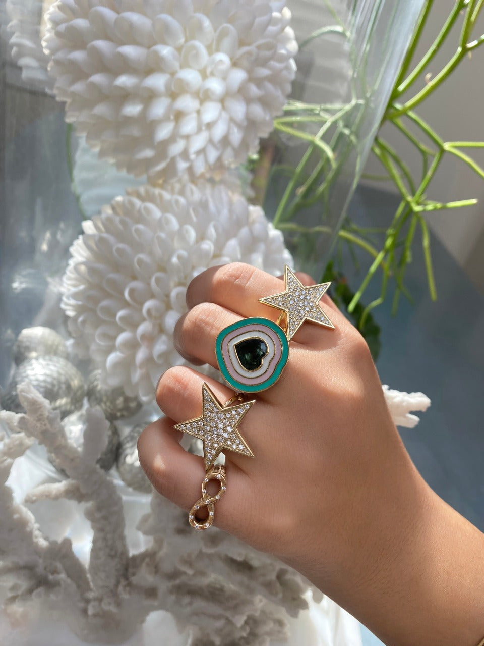Sig Ward Jewelry Lifestyle on model
