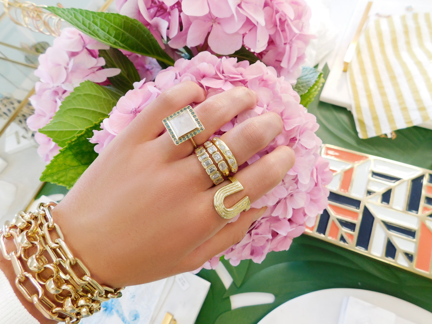 Sig Ward Jewelry Lifestyle on model
